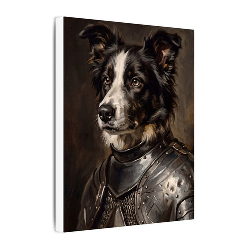 Gallery-wrapped canvas side profile showing the 0.75 inch depth