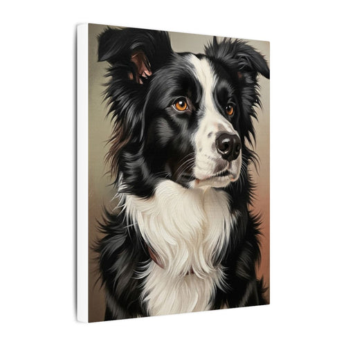 Gallery-wrapped canvas side profile showing the 0.75 inch depth