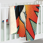 Boston Terrier Comic Pop Art Throw Blanket | Premium Dog Prints | Tritan