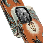 Boston Terrier Halloween tough phone case by Tritan, close-up
