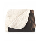 Boston Terrier Renaissance Royal sherpa blanket by Tritan, folded