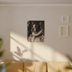 Boston Terrier Renaissance Royal canvas print by Tritan, sofa wall