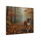 Boxer Acrylic canvas print by Tritan, side