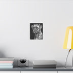 Boxer Charcoal Portrait Canvas Art | Dog Lover Gift, Pet Wall Decor, Boxer Mom Gift