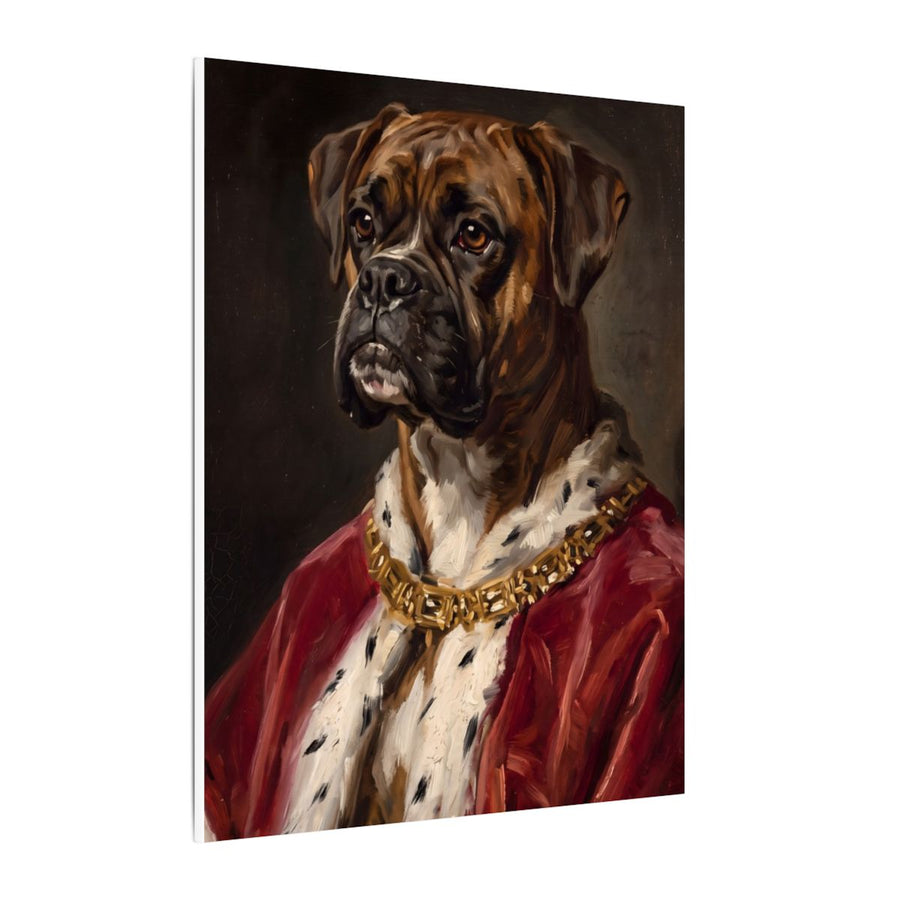 Boxer Kings & Queens canvas print by Tritan, side