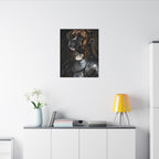 Boxer Medieval Knight canvas print by Tritan, desk wall