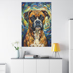 Boxer Post-Impressionist canvas print by Tritan, desk wall