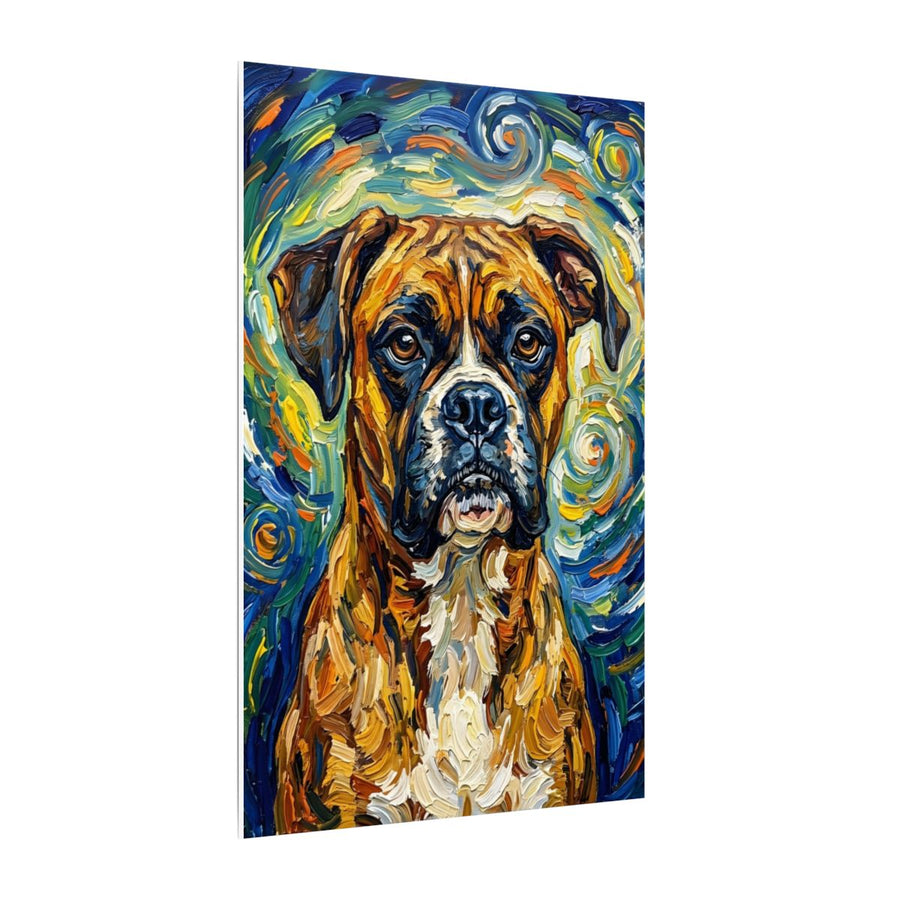 Boxer Post-Impressionist canvas print by Tritan, side