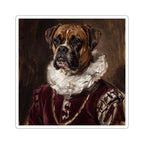 Boxer Renaissance Royal vinyl sticker by Tritan, front