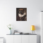 Boxer Renaissance Royal canvas print by Tritan, desk wall