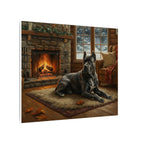 Cane Corso Acrylic canvas print by Tritan, side