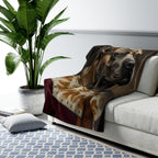 Cane Corso Kings & Queens Royal Portrait Regal Throw Blanket | Premium Dog Prints | Tritan