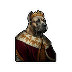 Cane Corso Kings & Queens vinyl sticker by Tritan, front