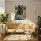 Cane Corso Oil Portrait canvas print by Tritan, sofa wall