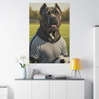 Cane Corso Oil Portrait canvas print by Tritan, desk wall