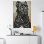 Cane Corso Oil Portrait canvas print by Tritan, desk wall