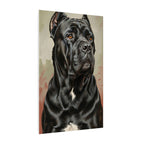 Cane Corso Oil Portrait canvas print by Tritan, side