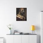 Cane Corso Renaissance Royal canvas print by Tritan, desk wall
