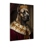 Cane Corso Renaissance Royal canvas print by Tritan, side