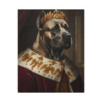 Cane Corso Renaissance Royal canvas print by Tritan, front