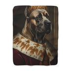 Cane Corso Renaissance Royal Portrait Regal Throw Blanket | Premium Dog Prints | Tritan