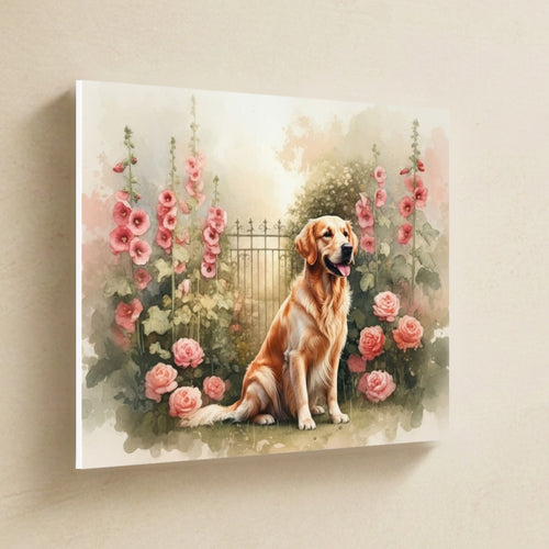 Gallery-wrapped canvas side profile showing the 0.75 inch depth