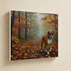 Boxer Acrylic canvas print by Tritan, angled view