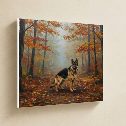 Gallery-wrapped canvas side profile showing the 0.75 inch depth