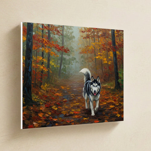 Gallery-wrapped canvas side profile showing the 0.75 inch depth