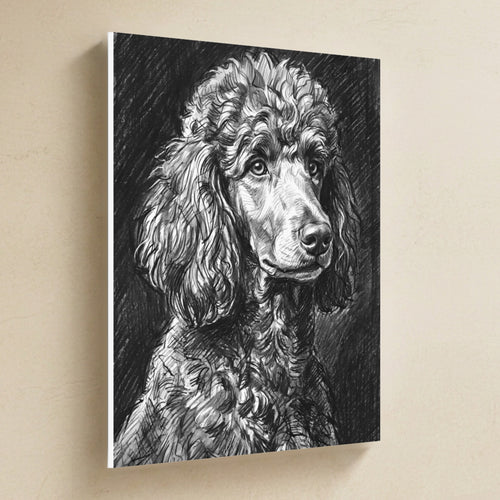 Gallery-wrapped canvas side profile showing the 0.75 inch depth