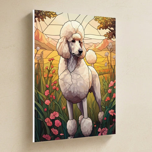 Gallery-wrapped canvas side profile showing the 0.75 inch depth