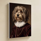 Havanese Renaissance Royal canvas print by Tritan, angled view