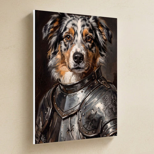 Gallery-wrapped canvas side profile showing the 0.75 inch depth
