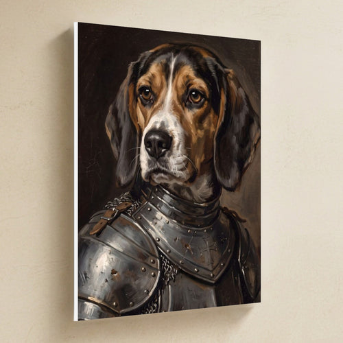 Gallery-wrapped canvas side profile showing the 0.75 inch depth