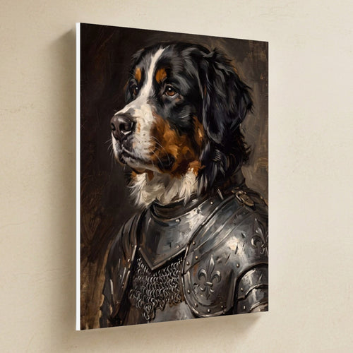 Gallery-wrapped canvas side profile showing the 0.75 inch depth