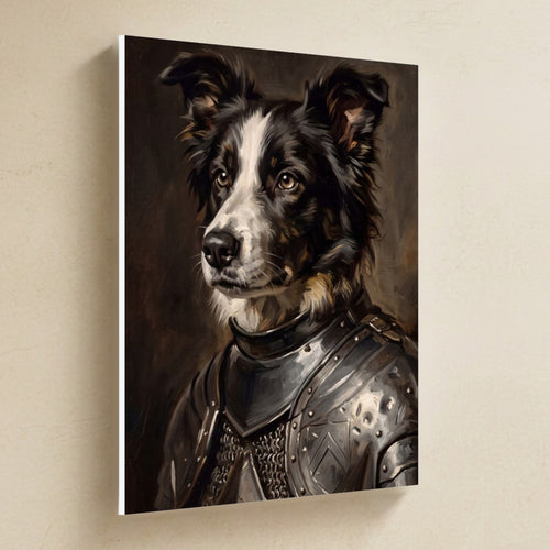 Gallery-wrapped canvas side profile showing the 0.75 inch depth