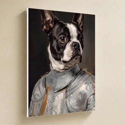 Gallery-wrapped canvas side profile showing the 0.75 inch depth