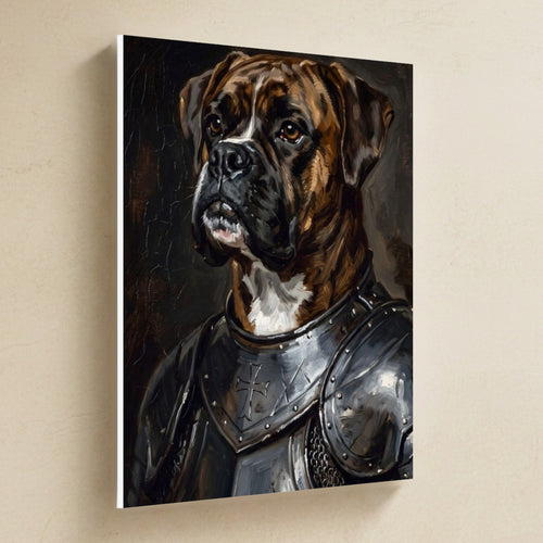 Gallery-wrapped canvas side profile showing the 0.75 inch depth
