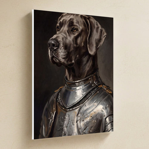 Gallery-wrapped canvas side profile showing the 0.75 inch depth