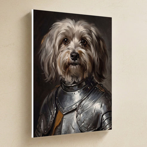 Gallery-wrapped canvas side profile showing the 0.75 inch depth