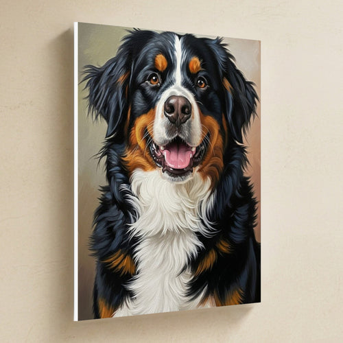 Gallery-wrapped canvas side profile showing the 0.75 inch depth