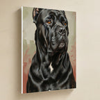 Cane Corso Oil Portrait canvas print by Tritan, angled view, second