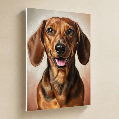 Gallery-wrapped canvas side profile showing the 0.75 inch depth