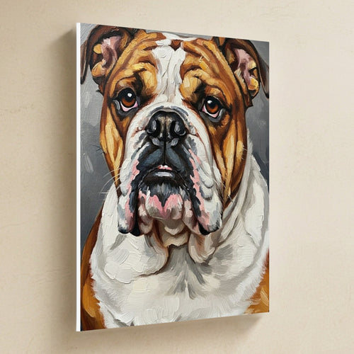 Gallery-wrapped canvas side profile showing the 0.75 inch depth
