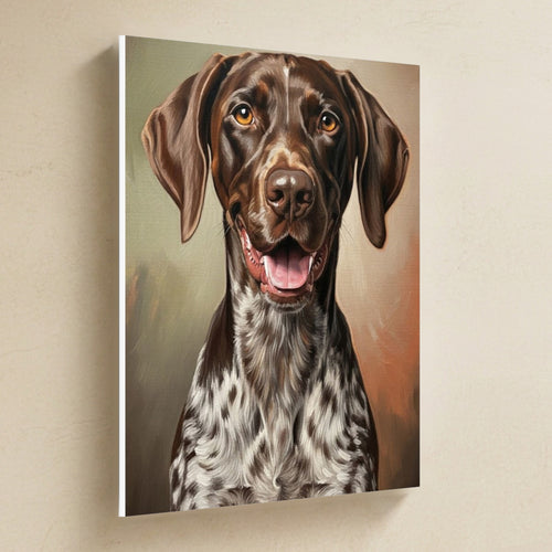 Gallery-wrapped canvas side profile showing the 0.75 inch depth