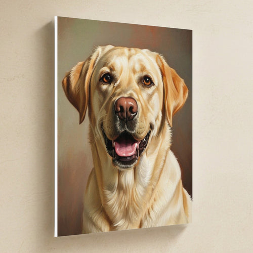 Gallery-wrapped canvas side profile showing the 0.75 inch depth