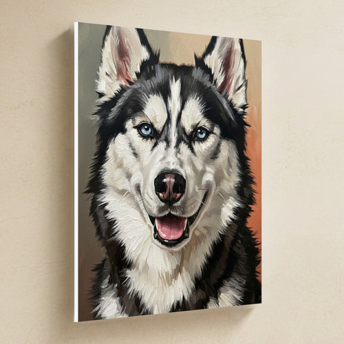 Gallery-wrapped canvas side profile showing the 0.75 inch depth