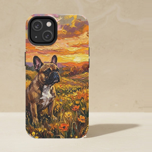 French Bulldog Acrylic Phone Case, Colorful Dog Art, French Bulldog Lover Gift, Tough Case for iPhone and Samsung