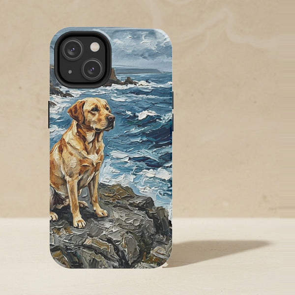Labrador Retriever Acrylic Phone Case, Colorful Dog Art, Labrador Retriever Lover Gift, Tough Case for iPhone and Samsung