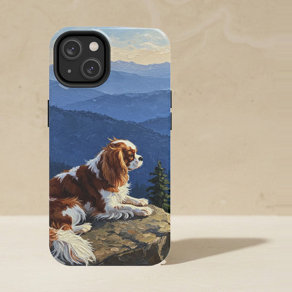 Cavalier King Charles Spaniel Acrylic Phone Case, Colorful Dog Art, Cavalier King Charles Spaniel Lover Gift, Tough Case for iPhone and Samsung